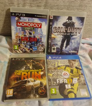 Lote 4 Juegos play 3 , play station 5€ unidad