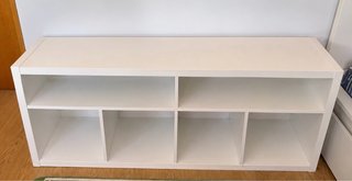 Mueble TV blanco madera