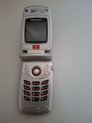 Dos Teléfono Móvil Panasonic Vintage   Vodafone
