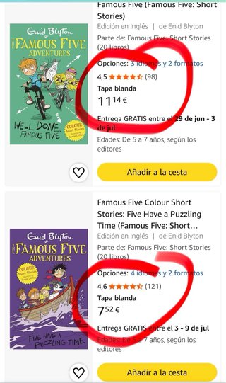(5-8) Colección Famous Five Colour Stories