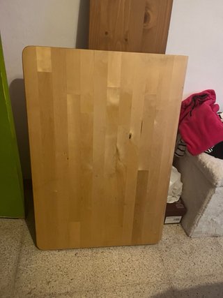 Mesa plegable de madera
