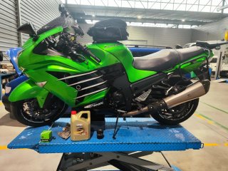 Kawasaki ZZR1400 ABS Verde