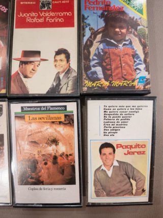 Lote 12 Casetes Antiguos Flamenco y Sevillanas