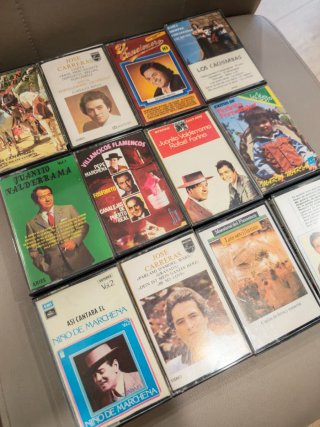 Lote 12 Casetes Antiguos Flamenco y Sevillanas