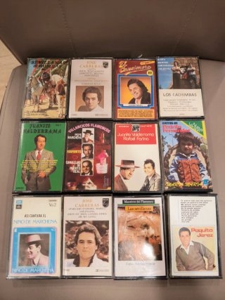 Lote 12 Casetes Antiguos Flamenco y Sevillanas