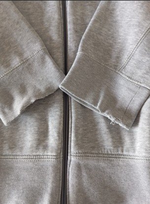 Chaqueta Jordan Vintage con capucha gris Talla L