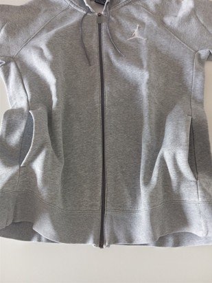 Chaqueta Jordan Vintage con capucha gris Talla L