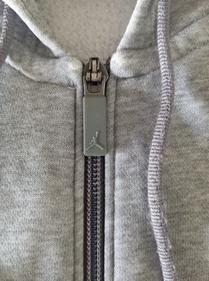 Chaqueta Jordan Vintage con capucha gris Talla L