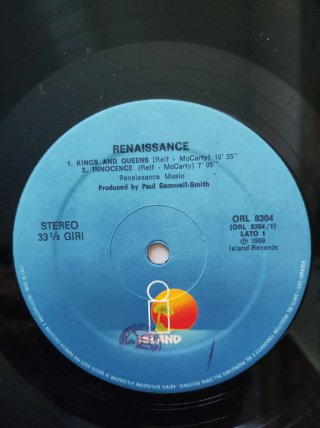 Vinile LP Renaissance - Renaissance (1979 IT)