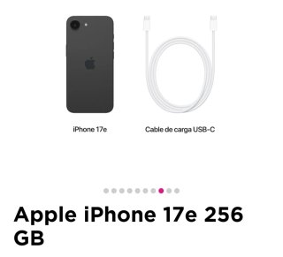 iPhone 17 256GB Negro