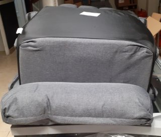 Sillón convertible LIFEZEAL gris