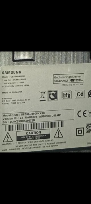 Smart TV para piezas