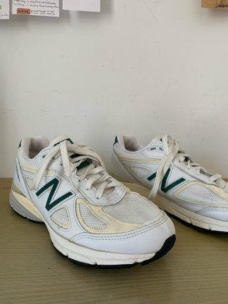 Zapatillas New Balance Blancas y Verdes