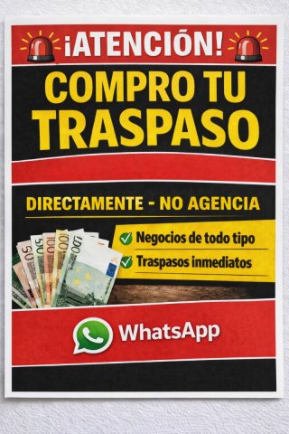 Traspaso busco Barcelona ciudad