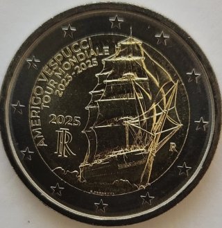 Moneda 2 Euros Amerigo Vespucci 2023-2025