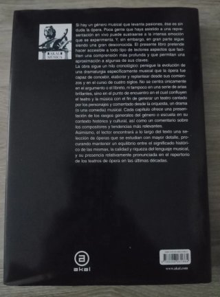 Libro "Historia de la Ópera".