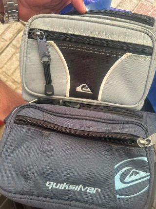 Riñoneras Quiksilver Retro (Azul/Gris)