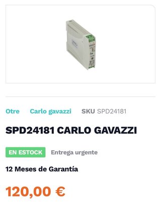 Carlo Gavazzi SPD24181 , 2 piezas