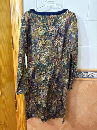 Vestido estampado mujer manga larga XL