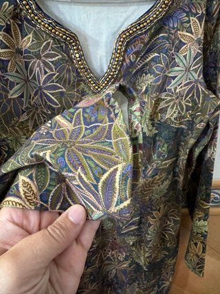 Vestido estampado mujer manga larga XL