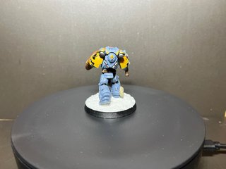Warhammer Space Wolf Figura Pintada