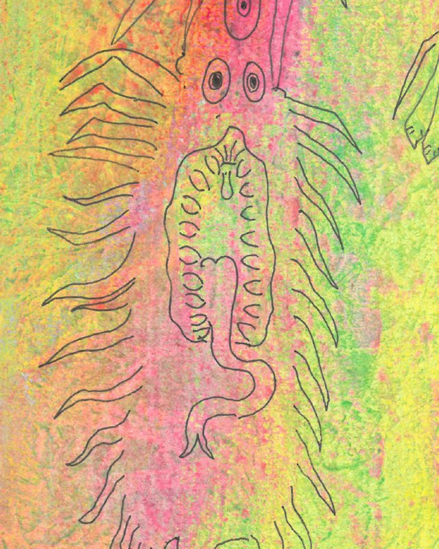 Lámina Decorativa Multicolor y  árbol abtracto