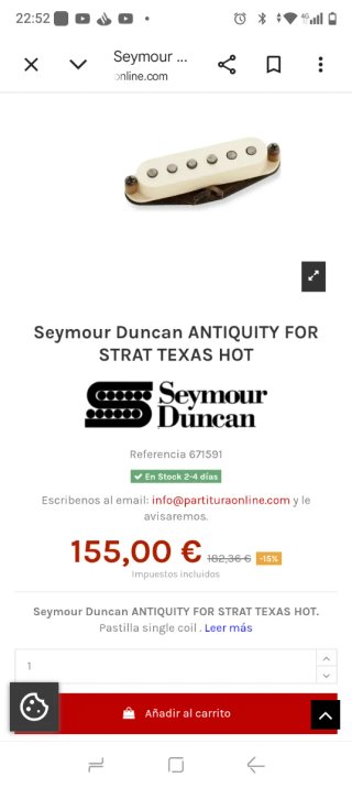 Pastillas Seymon Dumcam para guitarra