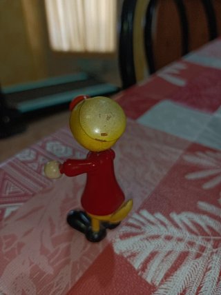 Juguete de Madera Antiguo Pato de la marca goula