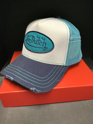 Gorra Von Dutch Beige y Azul