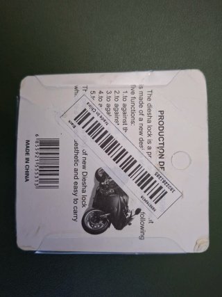 Pinza de seguridad para moto
