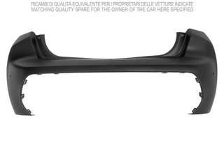 Paragolpes Trasero Superior Imprimado Con Agujero Camara Con 4 Agujeros Para Sensores para Peugeot 208 2019