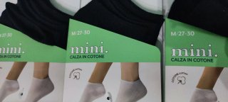Lotto 9 paia calzini unisex taglia 27-30