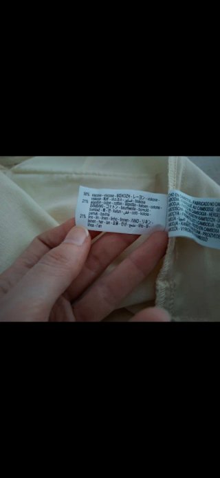Pantalones Zara color crudo