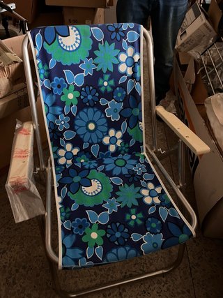 Silla Playa Crespo Vintage Floral