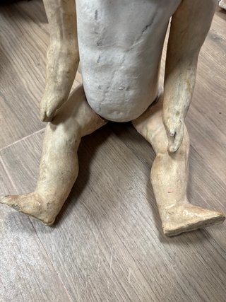 3 Statue di cartone pietra da restaurare