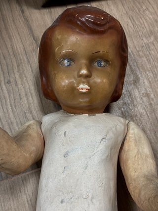 3 Statue di cartone pietra da restaurare
