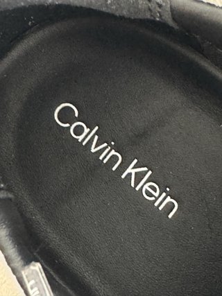 Zapatillas Calvin Klein Piel Negras Talla 39