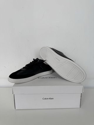 Zapatillas Calvin Klein Piel Negras Talla 39