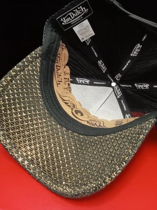 Gorra Von Dutch Negra y Dorada