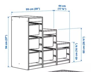 Mueble Almacenaje Trofast Blanco