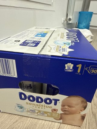 Pañales Dodot Talla 1 (90 + 58 uds)