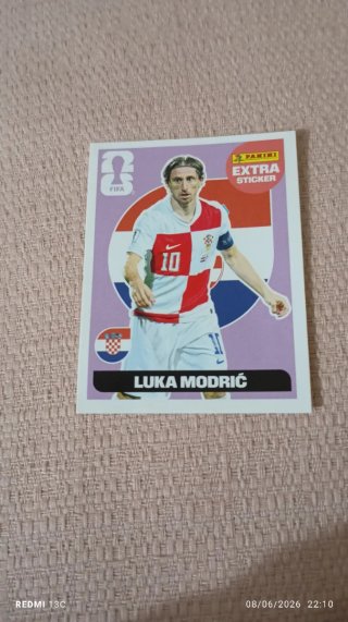 Cromo Panini Luka Modric Extra Sticker