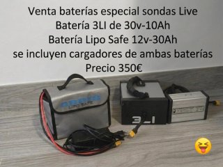 Baterías 3LI y Lipo Safe + Cargadores