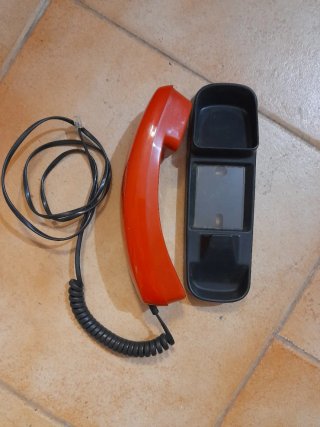 Teléfono Fijo Vintage Telyco Rojo