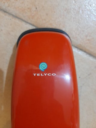 Teléfono Fijo Vintage Telyco Rojo