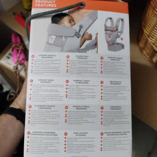 Mochila Portabebés Ergobaby Adapt Gris