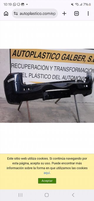Paragolpes trasero BMW X5 E70