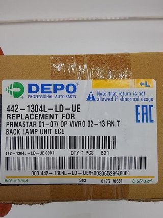 Piloto renault 1150 442-1304l-ld-ue trafic