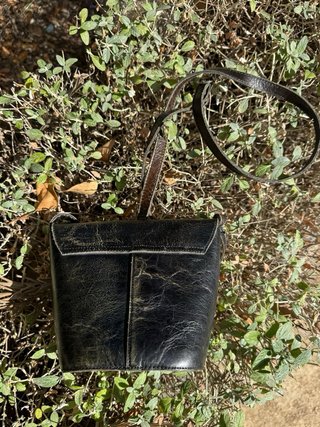 Bolso Cuero Vintage Grunge Y2K