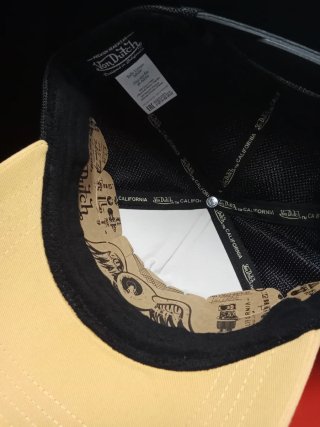 Gorra Von Dutch Blanca y Amarilla